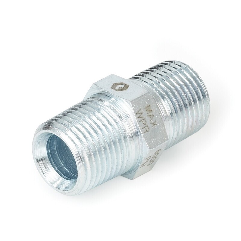 BSP Reducing Nipple | 3/8" Male Thread - 3/8" Male Thread