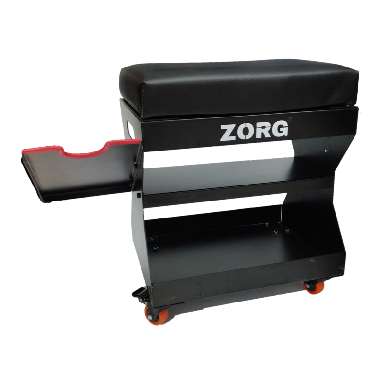 ZORG Metal Seat with Tool Tray & Polisher Holder