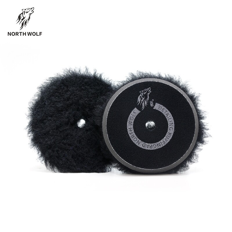 North Wolf 5inch Black Wool Cutting Pad