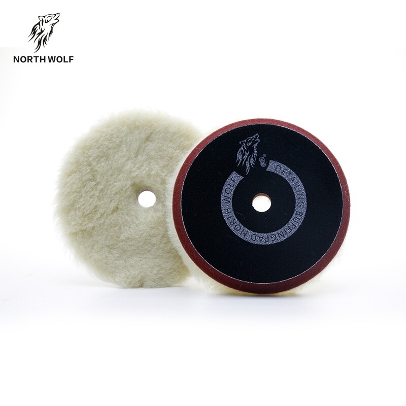North Wolf 5inch DA Wool Buffing Pad