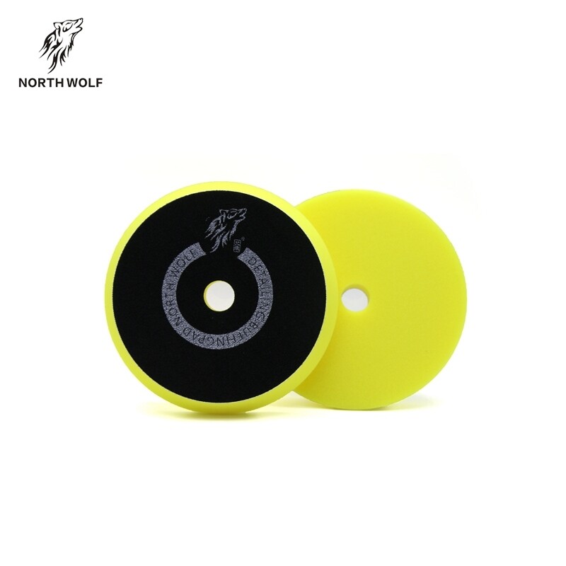 North Wolf 5inch DA Yellow Medium Cut Pad