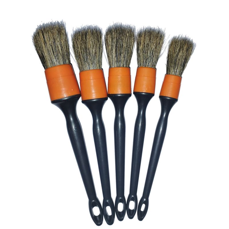 Horse Hair Detailing Brushs - 5 Pcs