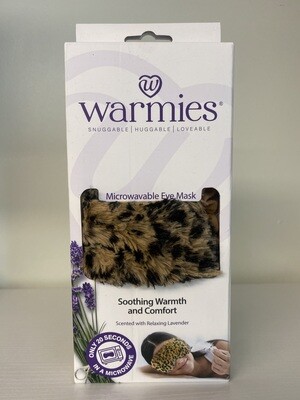 Warmies Eye Mask - Lavender Leopard