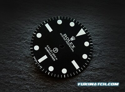 Submariner 5517 white lume matt dial
