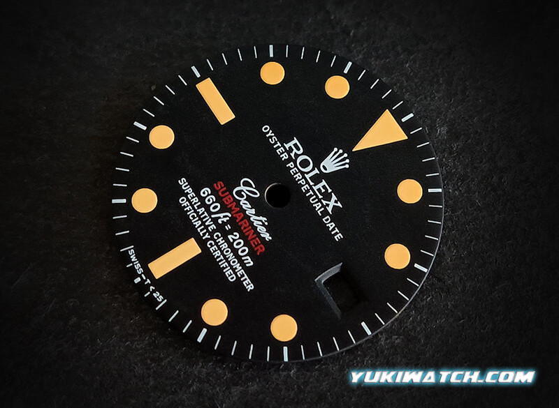 Submariner-Cartier 1680 dial
