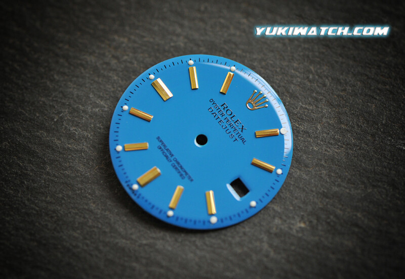 Rolex Datejust 1601 blue dial (Gold Index)