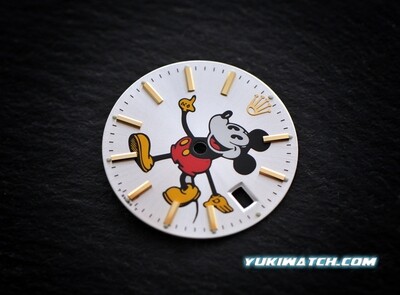 Oyster Date 1500 Mickey dial (Gold Index)