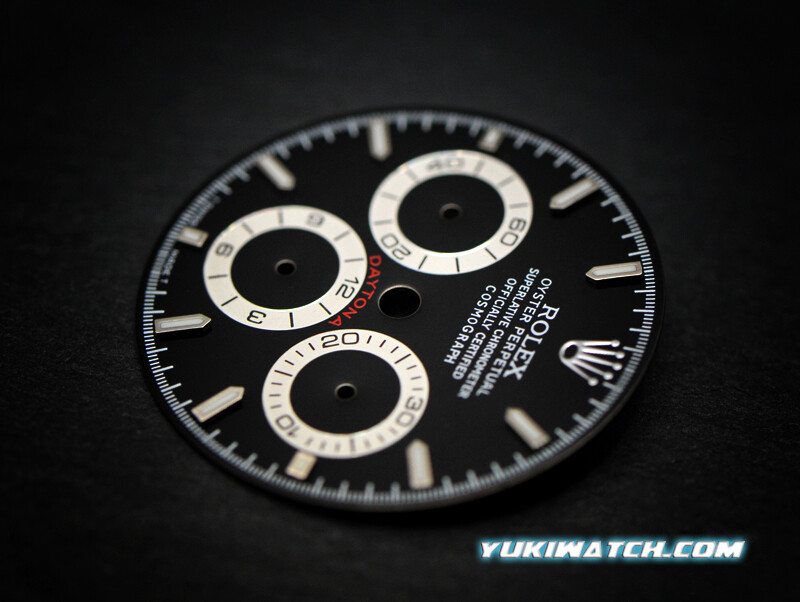 ROLEX YELLOW GOLD ZENITH DAYTONA WHITE INVERTED 6 DIAL