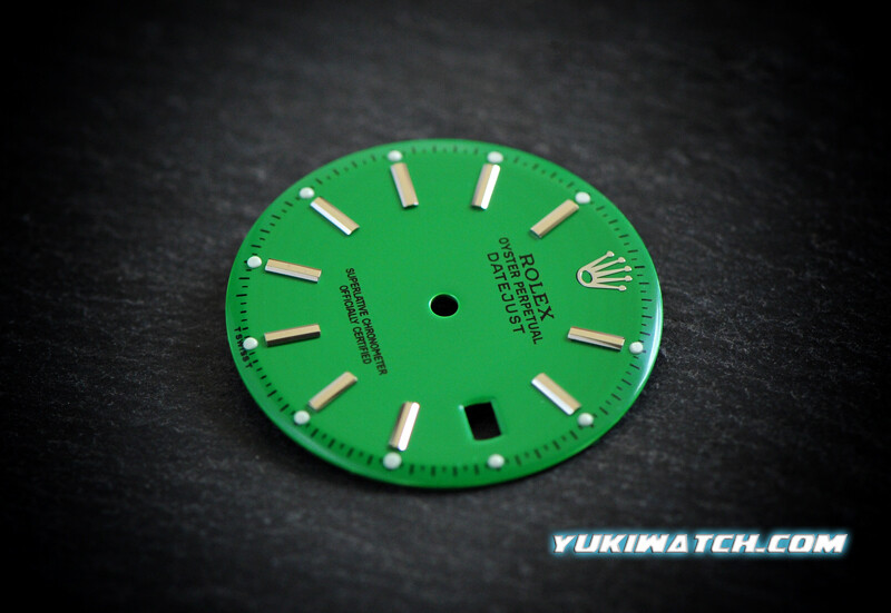 Rolex Datejust 1601 Stella green dial