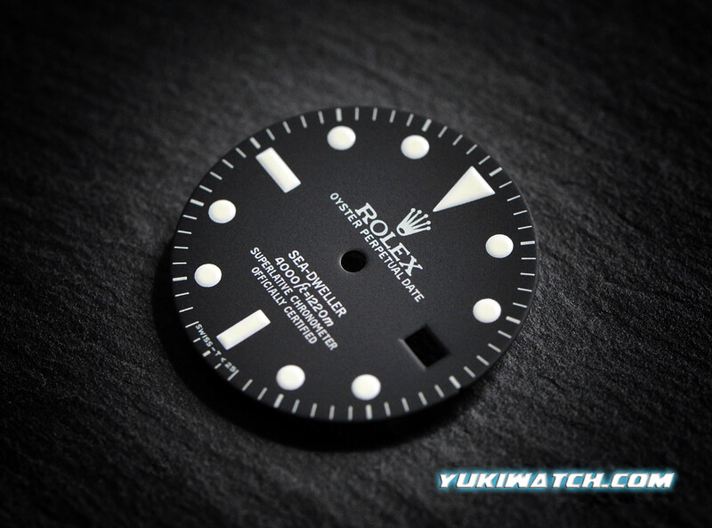 Sea Dweller 16660 16600 matte wht lume dial