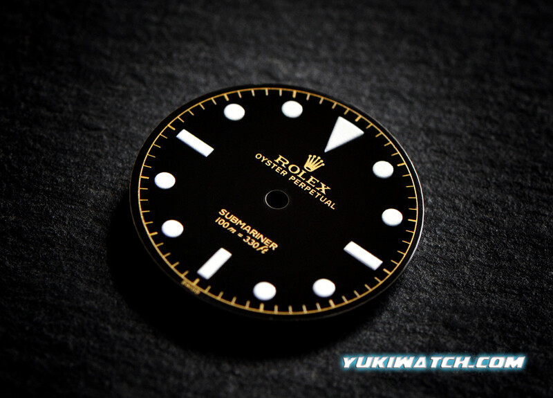 Submariner 6536 gloss wht lume dial
