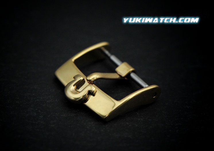 16mm Gold Plated Omega Buckle