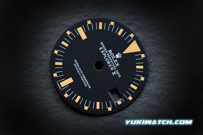 Explorer II 1665 yel lume dial