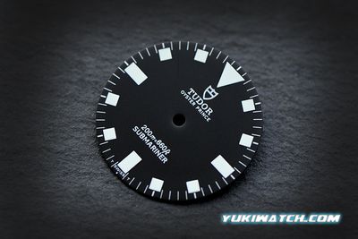Tudor 9401/0 blk wht lume dial