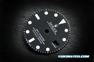 GMT-Master 1675 matte wht lume dial
