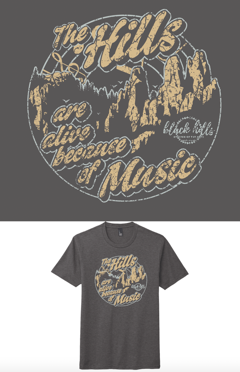 Adult Tri T-Shirt: BHSA "The Hills are Alive because of Music"