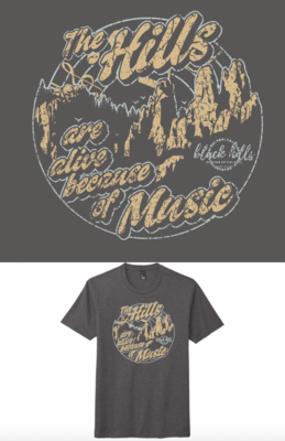 Kids Tri T-Shirt: BHSA "The Hills are Alive because of Music"