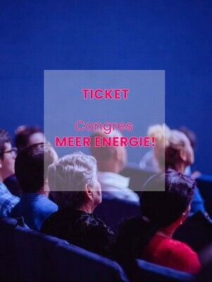Ticket congres Meer Energie