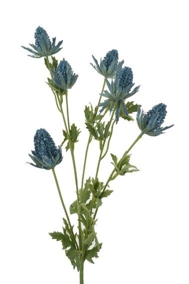 Thistle Spray Blue 83cmL