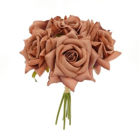 Rose Prima Bouquet Mauve 24cmL