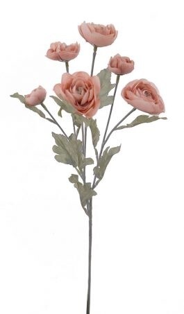 Ranunculus Mini Spray Pink 67cmL