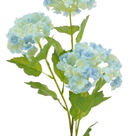 Hydrangea Snowball Spray Blue 71cmL