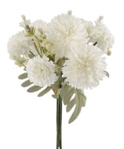 Chrysanthemum Bouquet 33cmL 7H