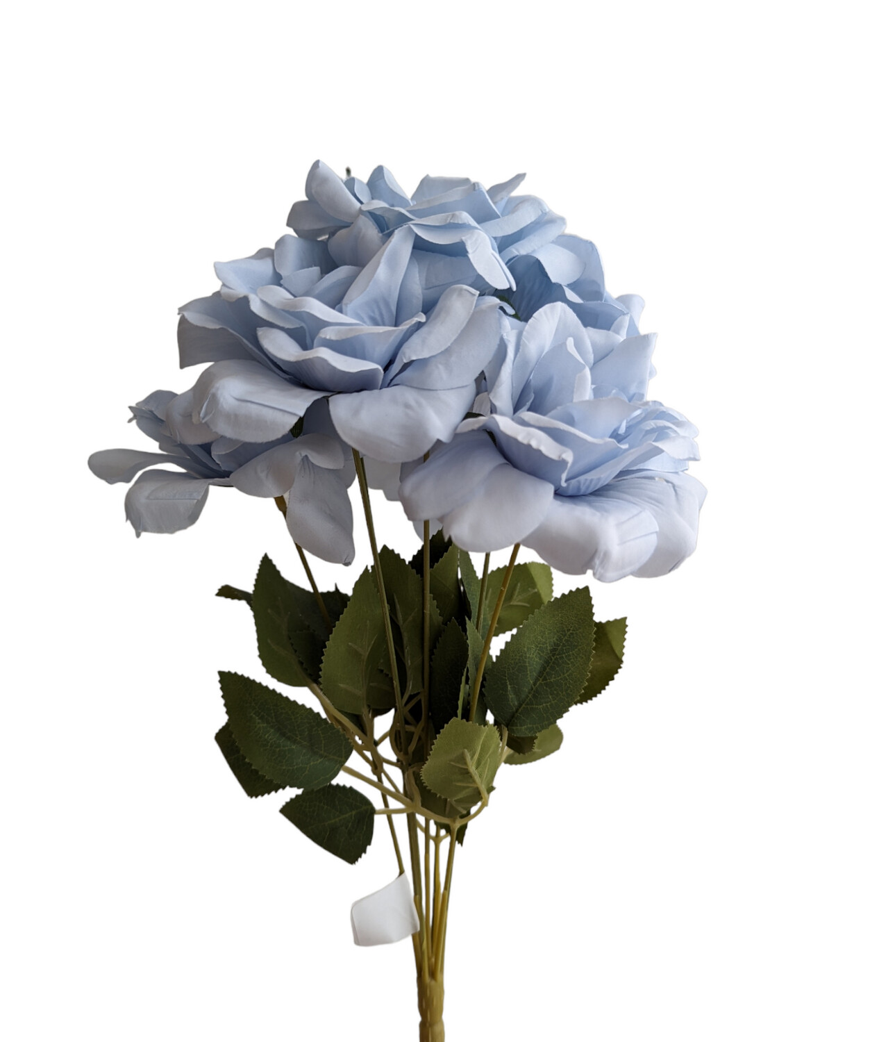 Rose-Camellia Bunch Blue 7H 40cmL