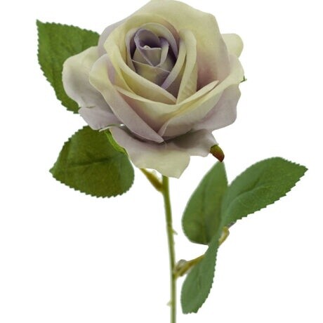 Rose Mini Velvet Cream-Purple 51cmL