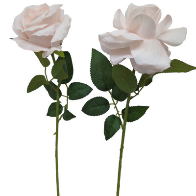 Rose Light Pink Velvet 50cmL