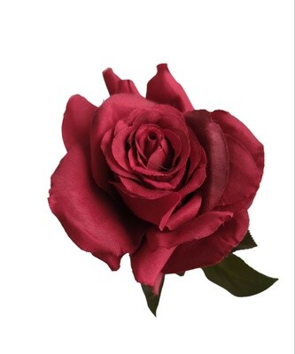 Rose Pointed Stem Red 74cmL