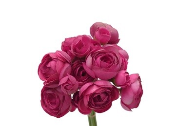 Ranunculus Bundle Hot Pink 28cmL