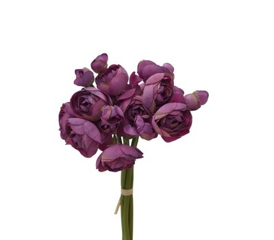 Ranunculus Bundle Purple 28cmL