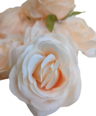 Rose Bunch 9H Peach 45cmL