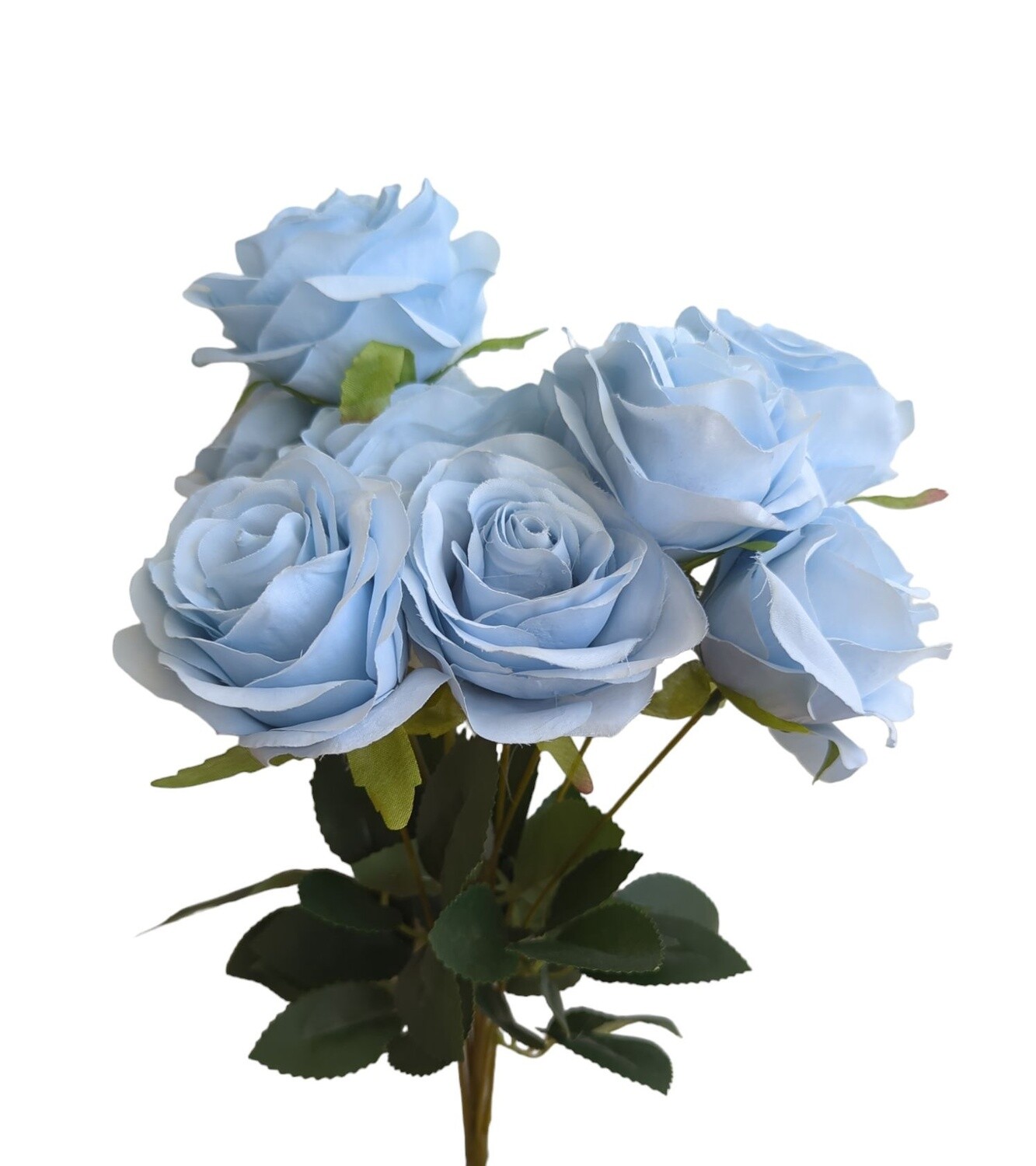 Rose Bunch 9H Blue Light 45cmL