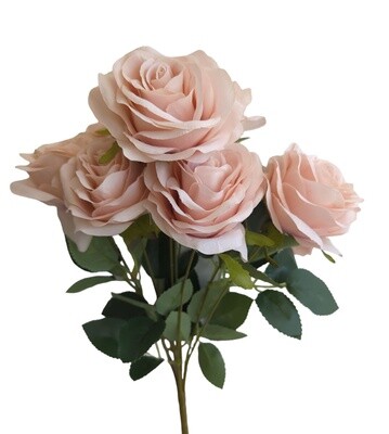 Rose Bunch Blush 9H 45cmL