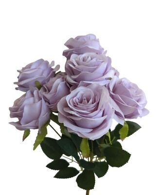 Rose Bunch Lilac 9H 45cmL