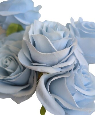 Rose Bunch 9H Blue Light 45cmL