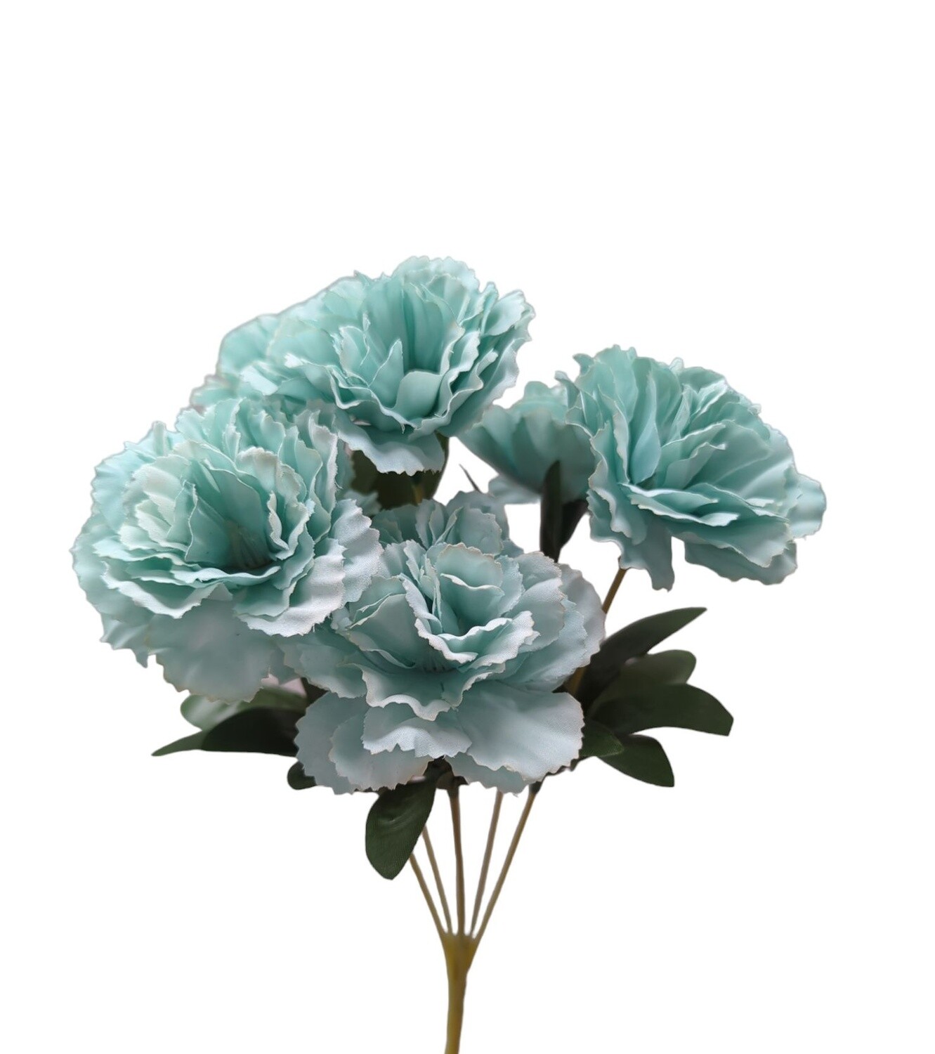 Carnation Bunch 7H 30cmL Green