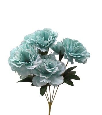 Carnation Bunch 7H 30cmL Green