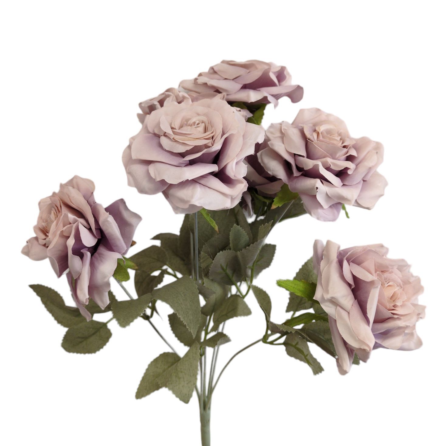 Rose Bunch 7H Dusty Lilac 40cmL