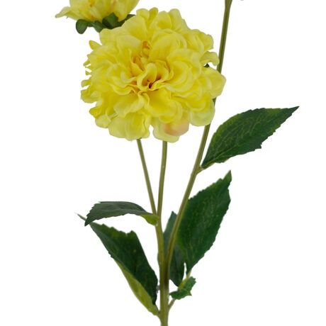 Zinnia Stem 3H Yellow 67cmL