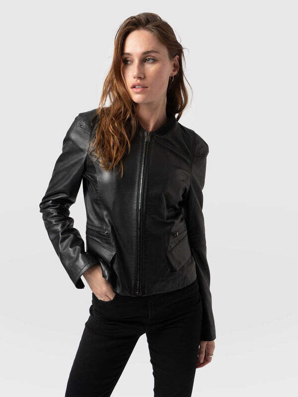 Men&#39;s women&#39;s Leather jacket.