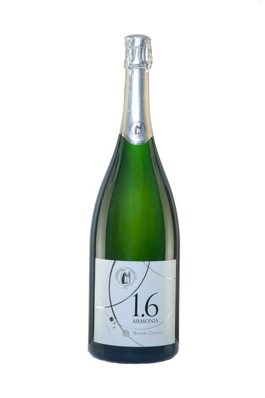 Magnum 1.5 litri Armonia Spumante Bianco Metodo Classico di qualità Brut