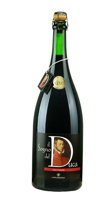 Magnum da 1.5L di Lambrusco di Quistello Il Sogno Del Duca IGP