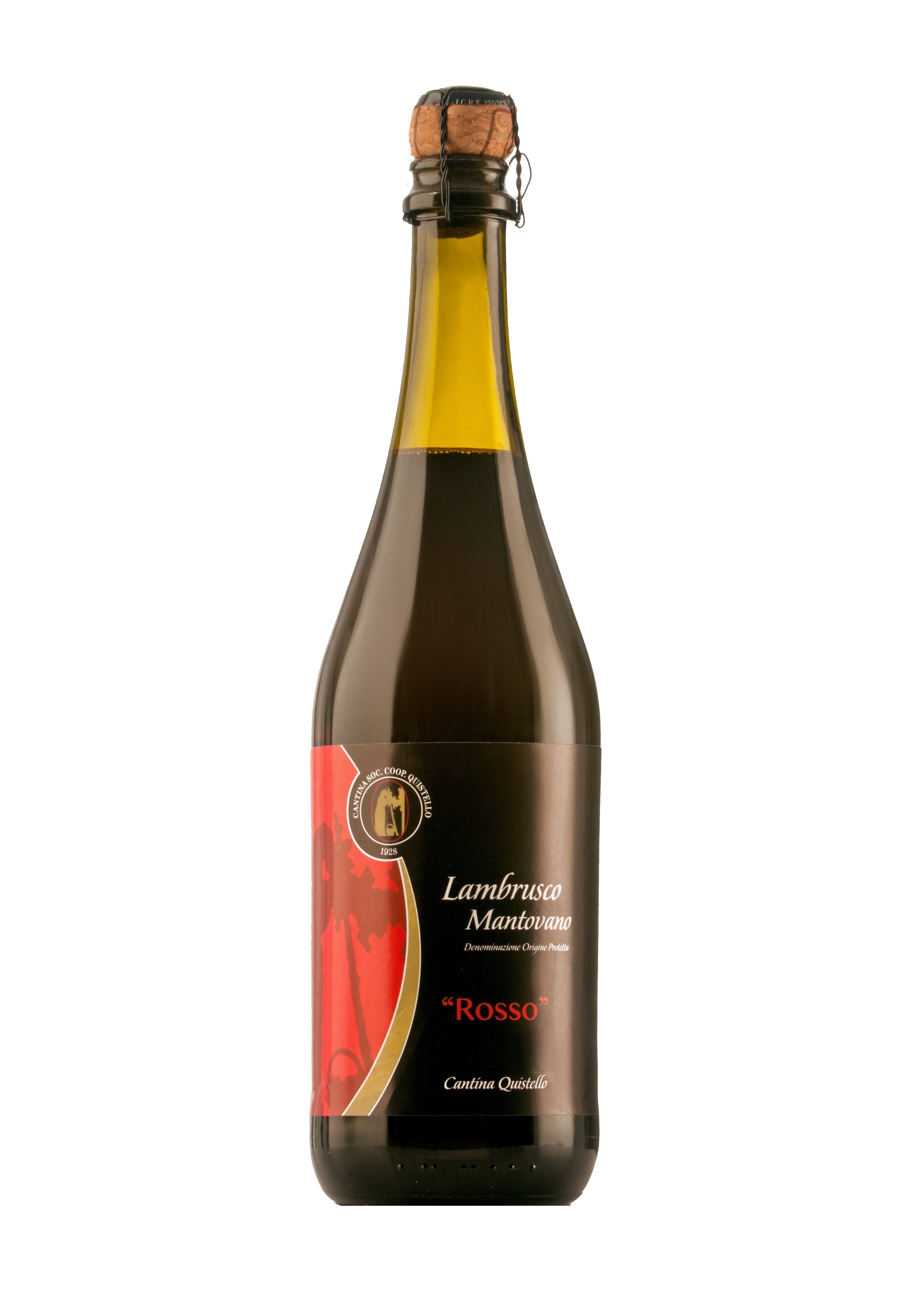 Lambrusco Mantovano DOP Rosso - Confezione 6 bottiglie da 0,75L
