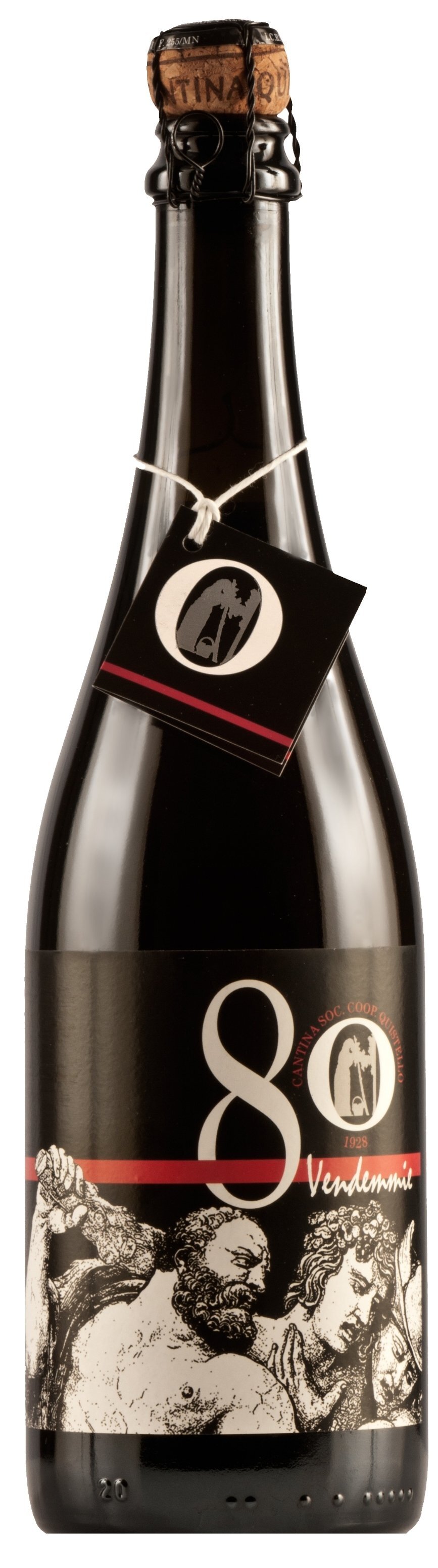 Lambrusco di Quistello 80 Vendemmie Rosso IGP - Confezione 6 bottiglie da 0,75L