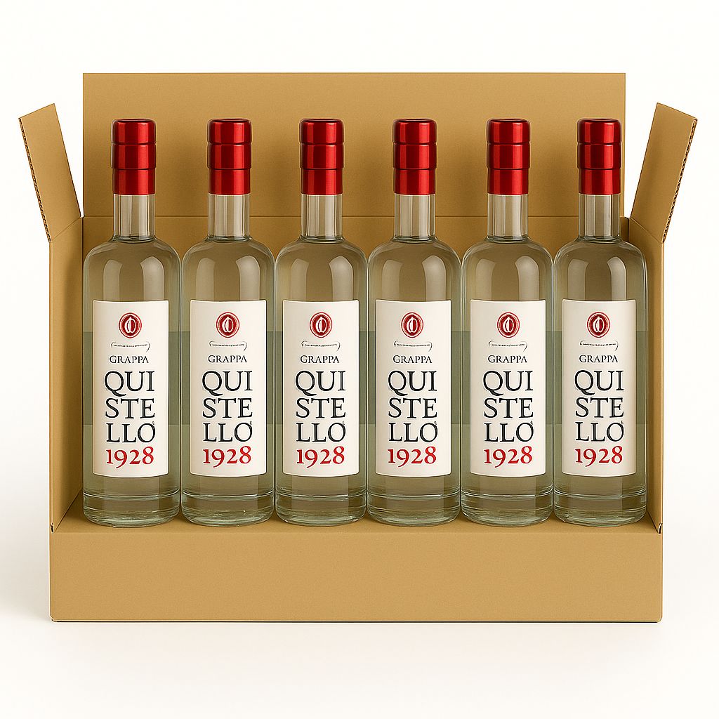 Grappa Quistello 1928 - Confezione 6 bottiglie
