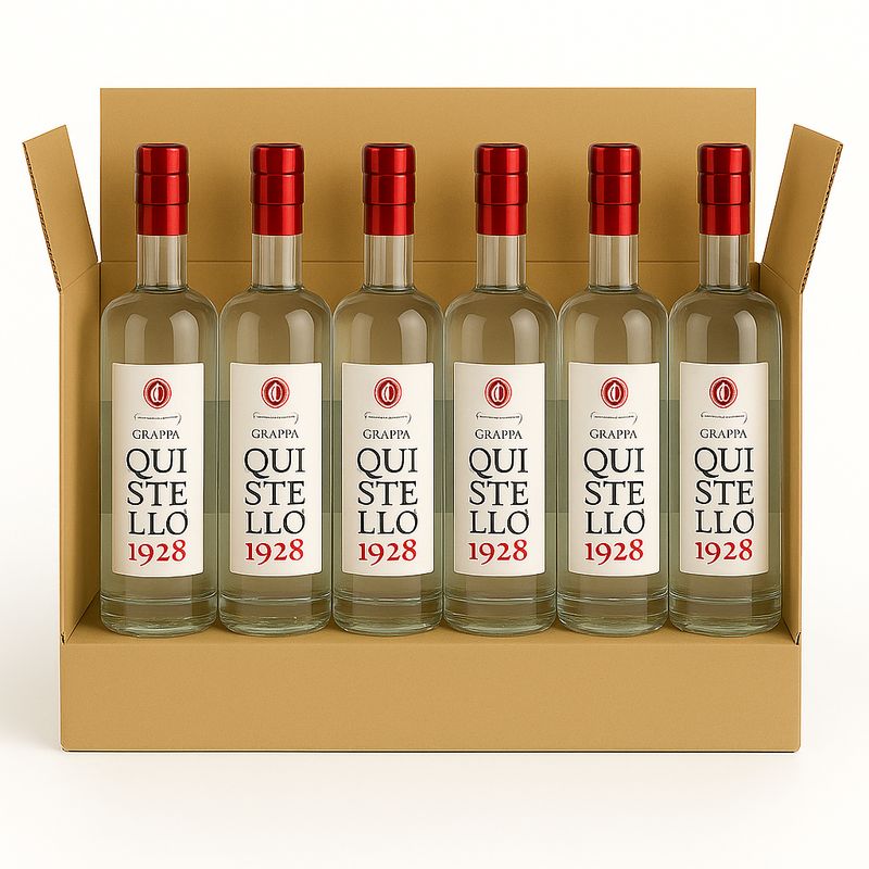 Grappa Quistello 1928 - Confezione 6 bottiglie