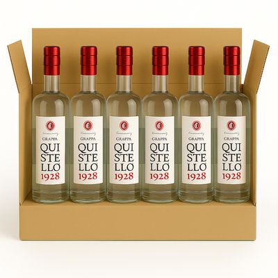 Grappa Quistello 1928 - Confezione 6 bottiglie